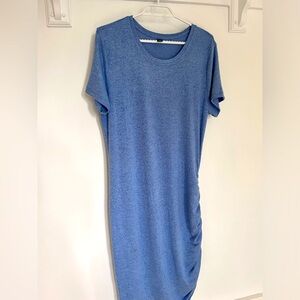 Soft Blue Casual Dress